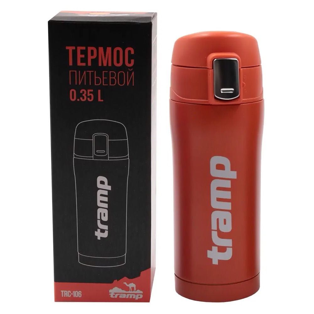 Tramp Термос питьевой 0.35 л, TRC-106,  оранжевый