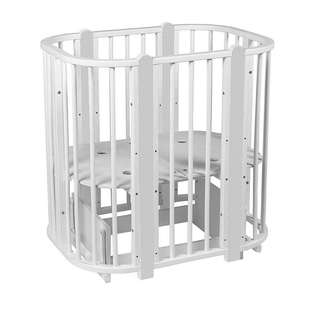 PITUSO Кровать детская + маятник 5/1 Asti Белый-Белый