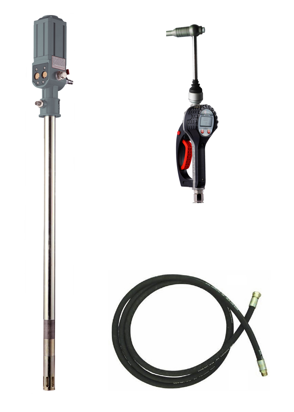 KraftWell KRW1740 Комплект для раздачи масла из бочек 3:1 мобильный