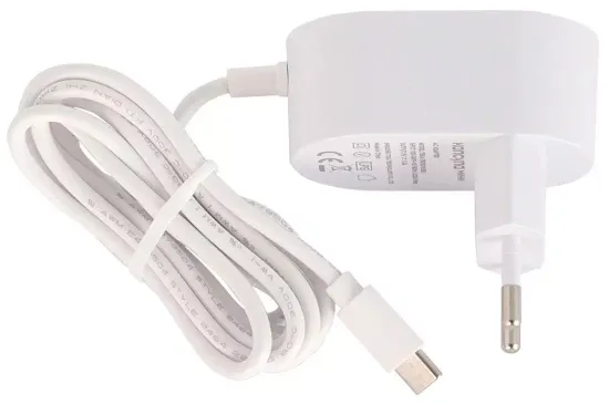 Умная колонка VK Капсула мини (с часами), светлая серая