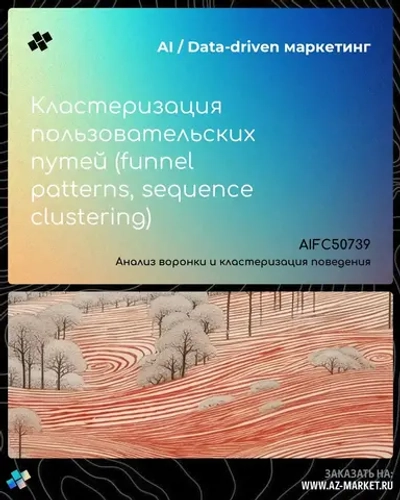 Кластеризация пользовательских путей (funnel patterns, sequence clustering)