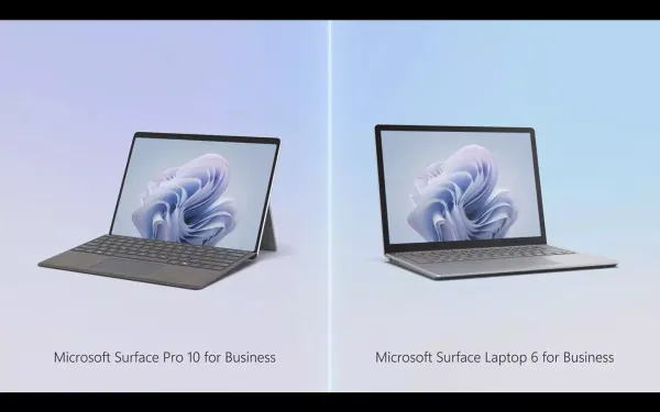 Microsoft представила ноутбук Surface Laptop 6 и планшет Surface Laptop 10 с ИИ-технологиями