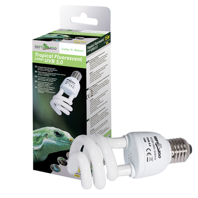 Лампа УФ 5015CT "Compact Tropical" 5.0, 15Вт, Repti-Zoo