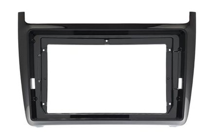 Комплект рамки с разъёмами 9" VW Polo 5 2009-2020 черн глянец - Car-Smart 8080GL