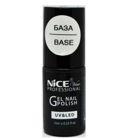 Nice View Покрытие для ногтей Gel-Base UV (Shellac), базовое, 7 мл