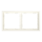 Рамка пластиковая VOLTUM S70 на 2 пост, (хлопок)