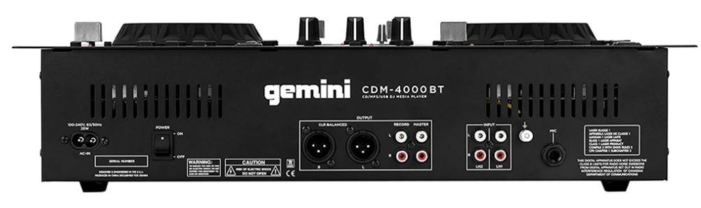 Проигрыватель  Gemini CDM-4000BT
