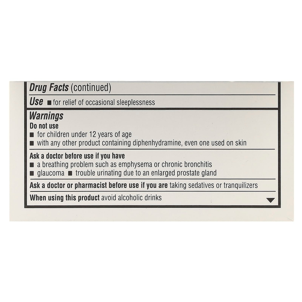 Unisom, SleepMinis, средство для спокойного сна, 25 мг, 60 мини-капсул