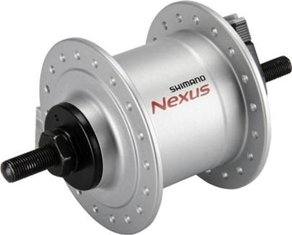 Втулка динамо 100/36 серебро DH-C3000 6V/1.5W Nut