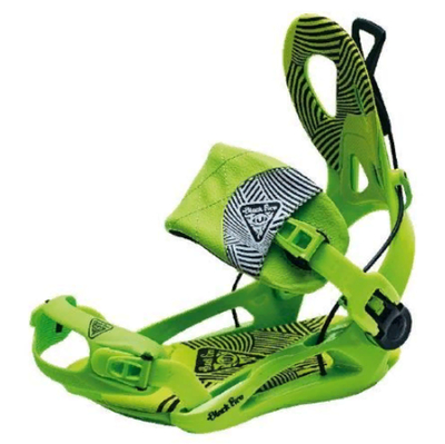 Крепления для сноуборда,Black Fire FT LUX ,размерXL, пара Green