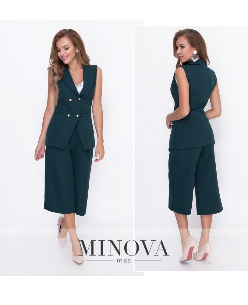 Костюм 8588-2-темно-зеленый Minova