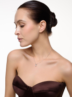 Колье "Cube pearl" Silver