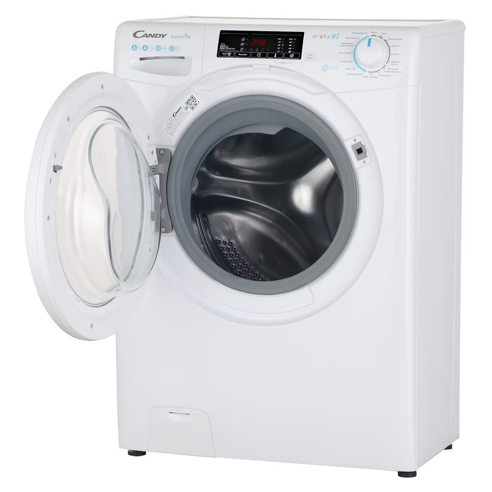 Стиральная машина Candy Smart Pro CSO34 106T1/2-07, 6 кг, 1000 об/мин, 34 см, пар, белая