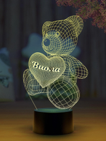 Ночник "Мишка с именем Виола"