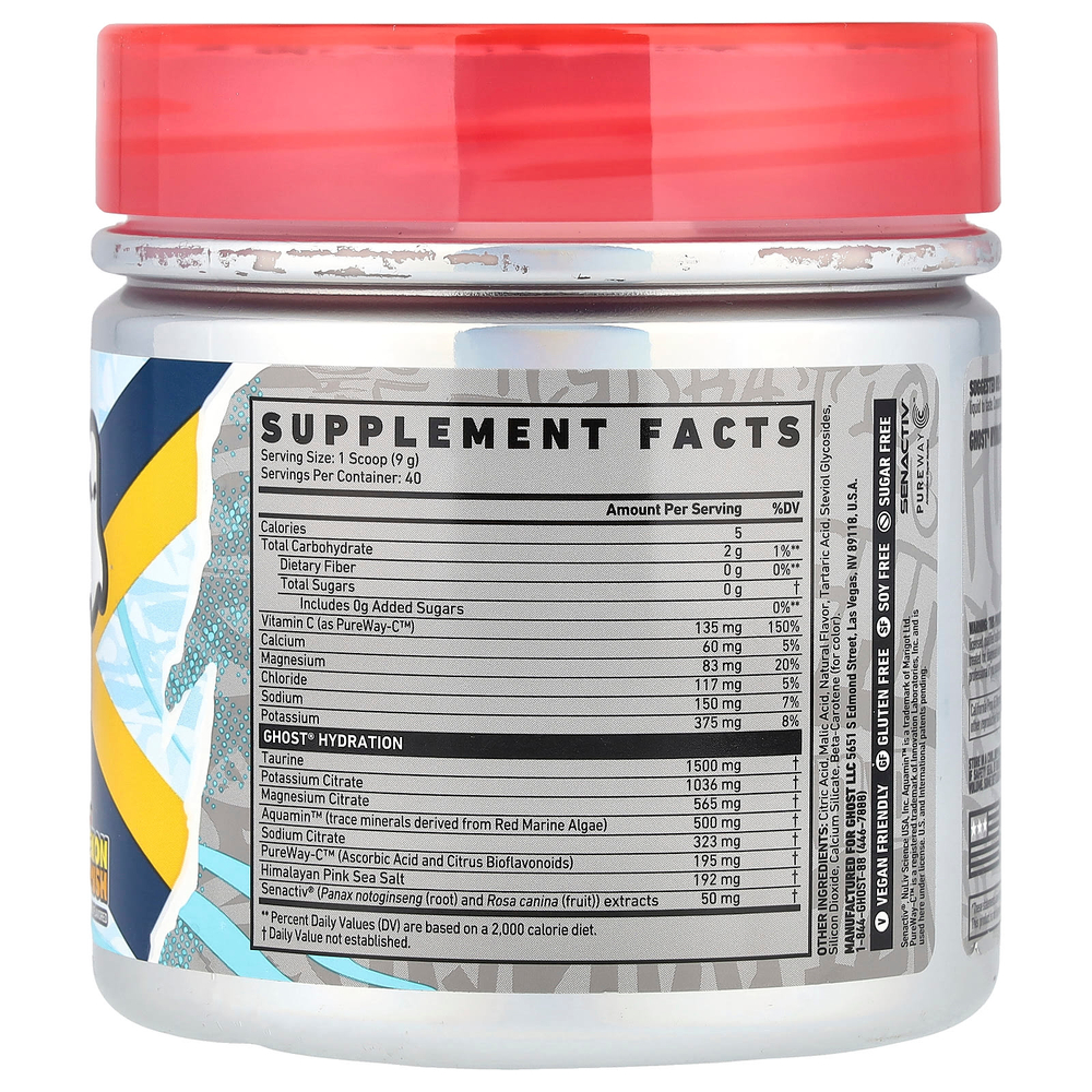 Ghost, Hydration, Lemon Crush, 360 г (12,7 унции)