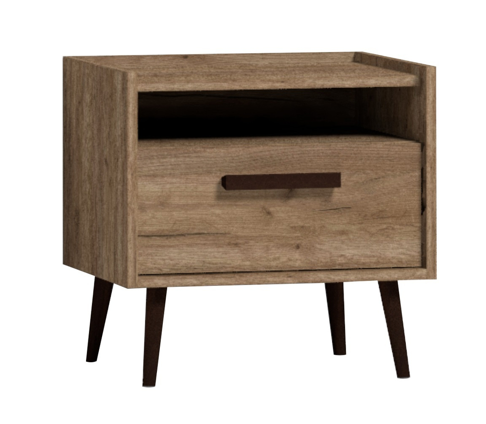Тумба прикроватная с ящиком Nature 41, дуб табачный