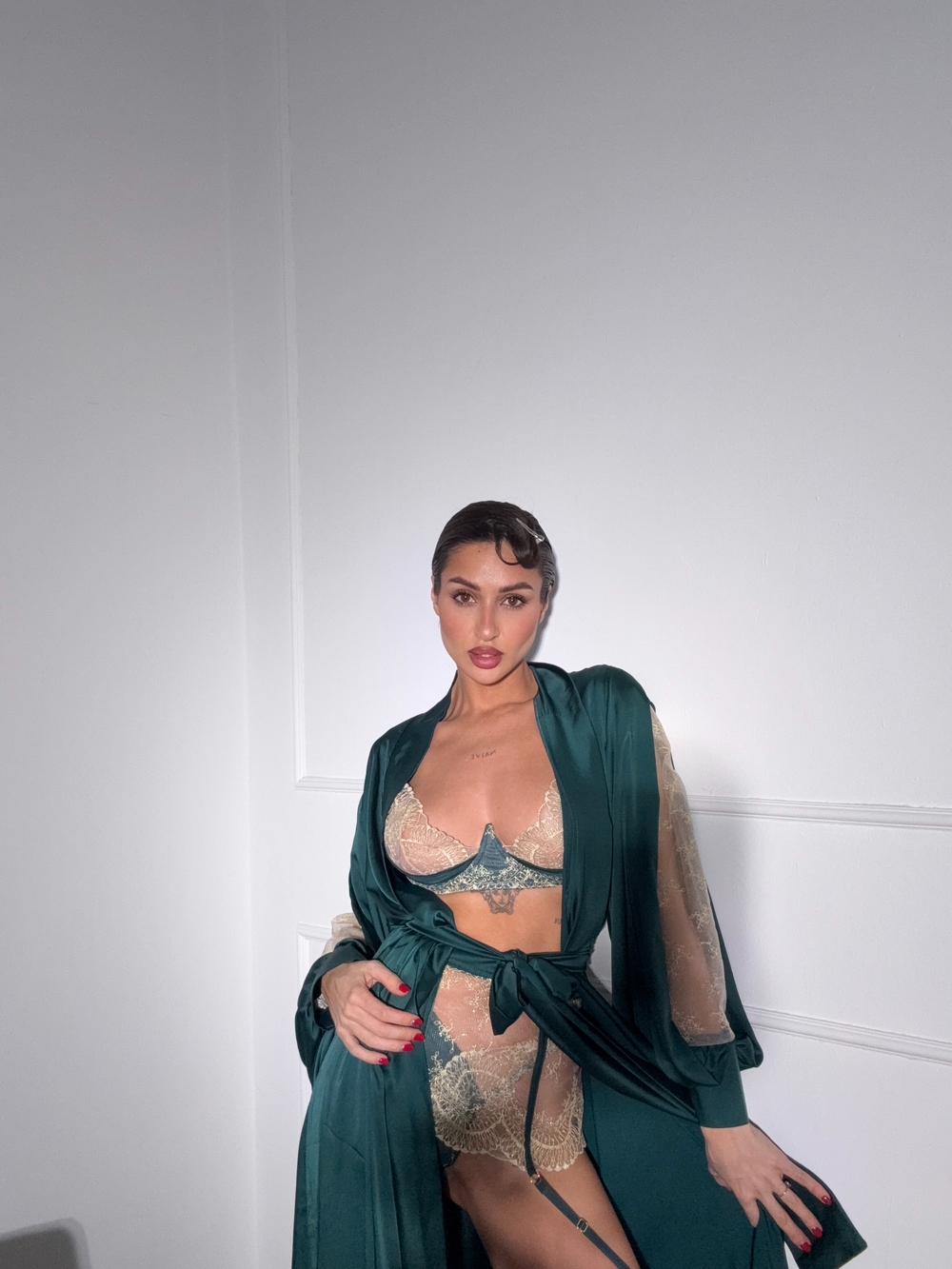 Халат Флоренс в Изумруде