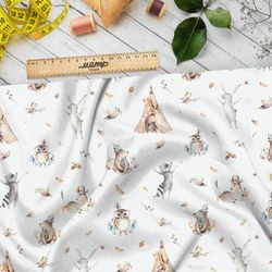 Ткань оксфорд 210 вигвамы и еноты