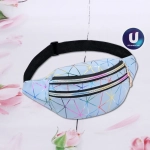 Сумка на пояс «Harizma», цвет голубой, 31*12 см