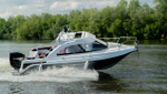 Алюминиевый катер Bossforr (Босфор) 580 HT серый