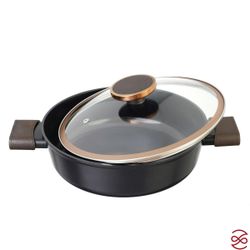 Жаровня со стеклянной крышкой Neoflam Noblesse 2,7 л, 24 см (индукция)