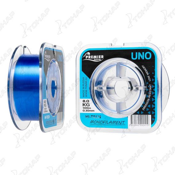Леска UNO 0,30mm/100m Blue Nylon (PR-U-B-030-100) Premier Fishing