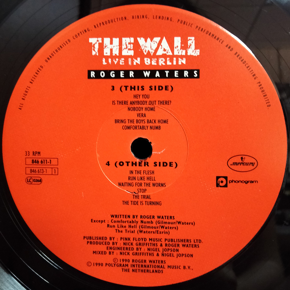Roger Waters / The Wall - Live In Berlin (2LP)