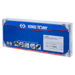 KING TONY (3020MR02) Набор торцевых головок с принадлежностями 3/8", 12-гранные, 6-22 мм, 20 предмета
