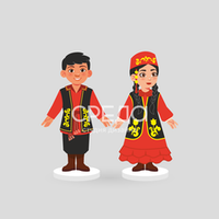 Большие стойки "Хакасский костюм"