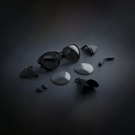 Спортивные очки HILX Oracle / Matt Black / Black Mirror Lens + Brown Mirror Polarized
