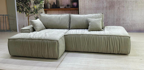 Угловой диван Хилтон с оттоманкой