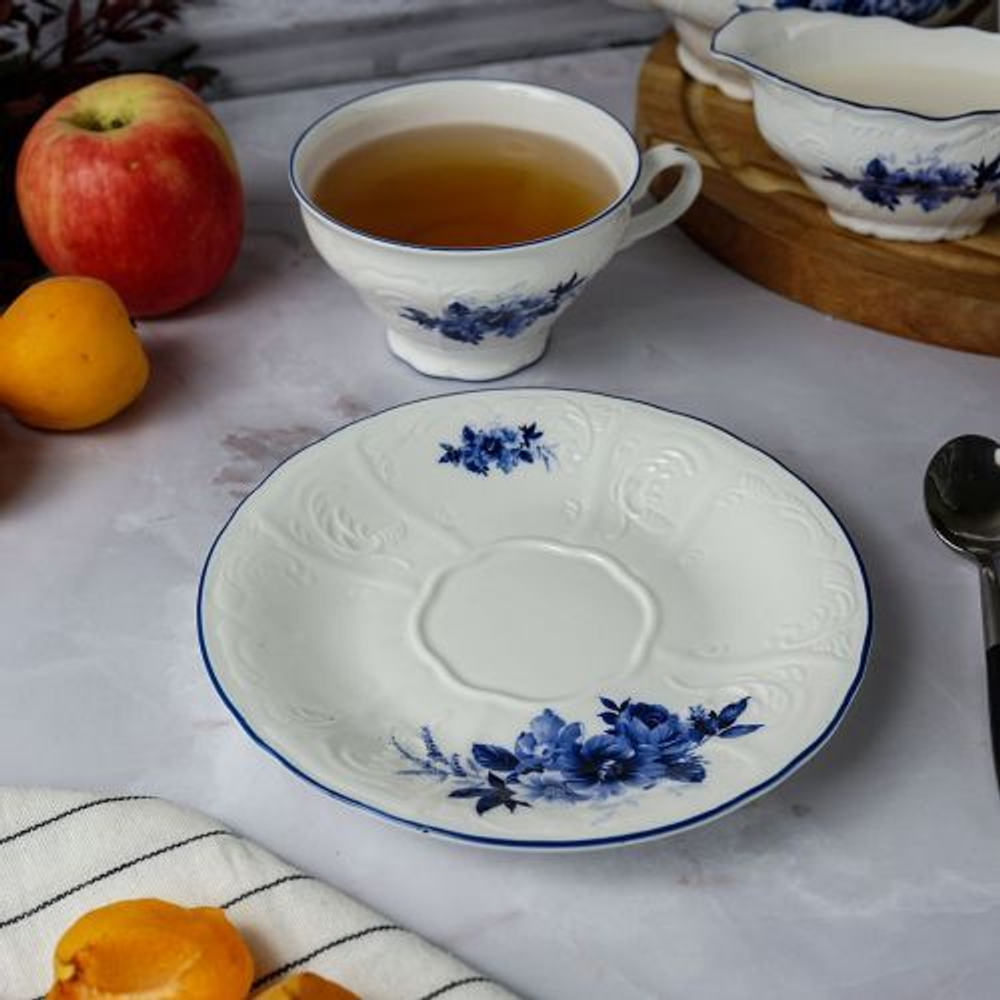 Чайная пара 180мл,коллекция "Blue Flower" P.L. Proff Cuisine