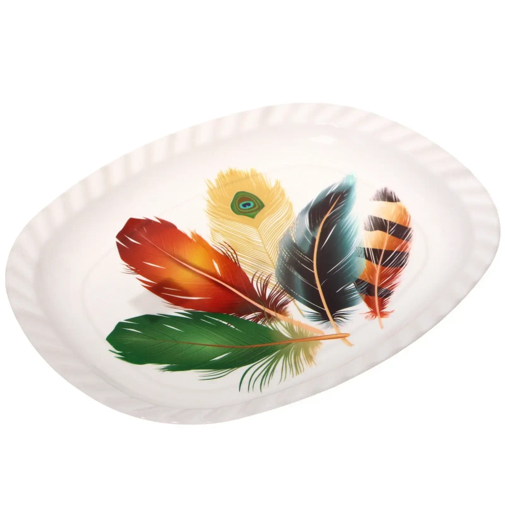 Поднос пластиковый «Волшебное перо» 37*29*3см