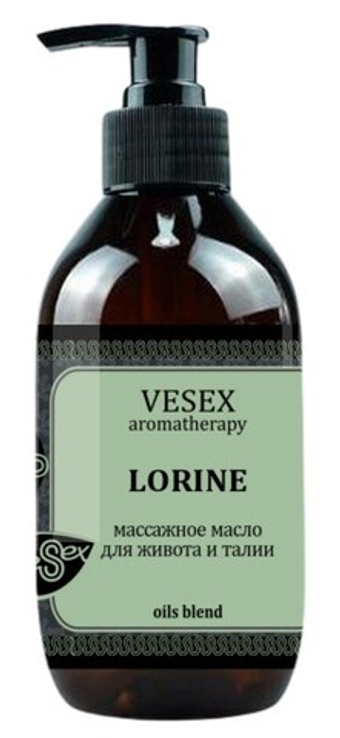 Массажное масло для похудения в талии и животе "Лоринэ"