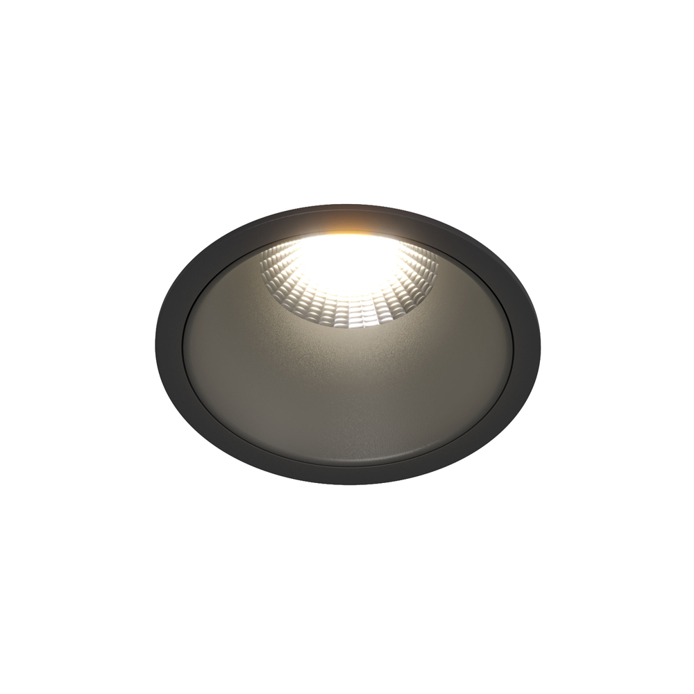 DK4400-BK Встраиваемый светильник, IP 20, 7 Вт, LED 3000, черный, алюминий