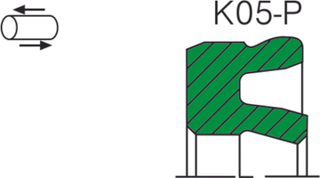 Уплотнение поршня K05-P / K05-R