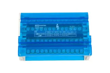 Шина "N" нулевая на DIN-рейку в корпусе 4х15групп TDM