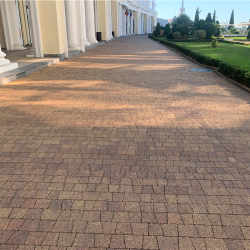 Тротуарная плитка АНТИК - Листопад гранит Осень, комплект из 5 видов плит