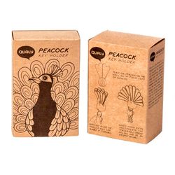 Ключница Peacock, белая