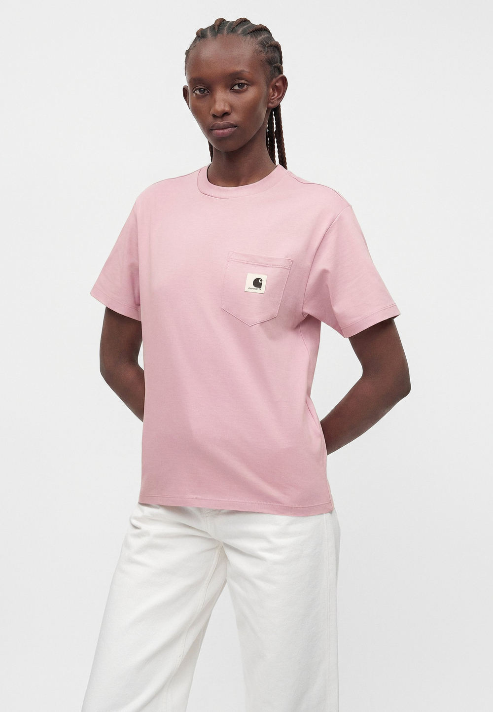 Carhartt WIP Базовая футболка - Розовый