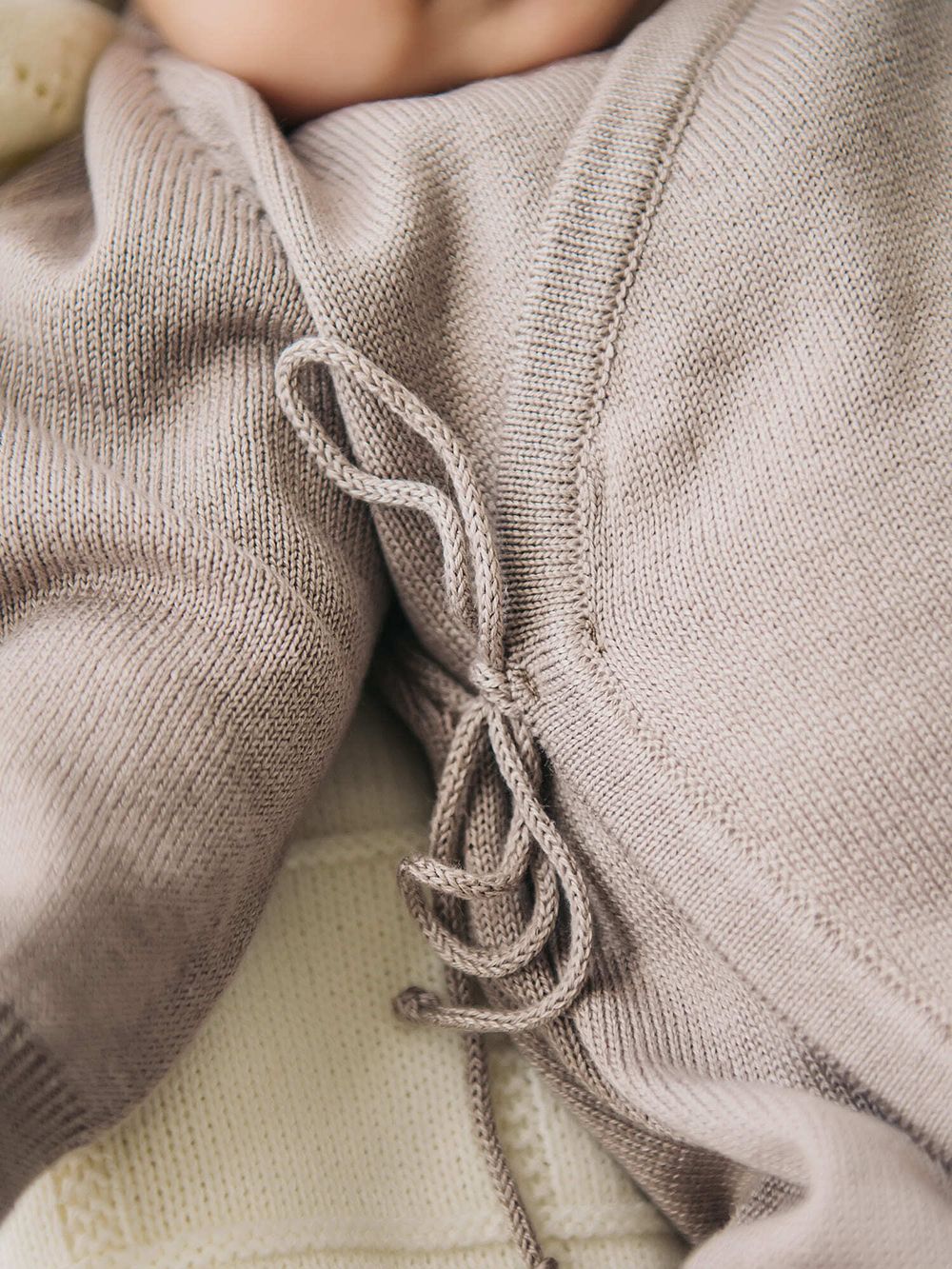 Комбинезон вязаный "Какао" 0+