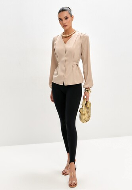 Блузка с завязками