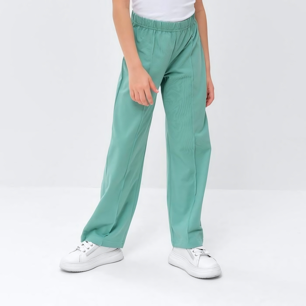 Брюки для девочек оливковый, р.140 9549459 (MINAKU)