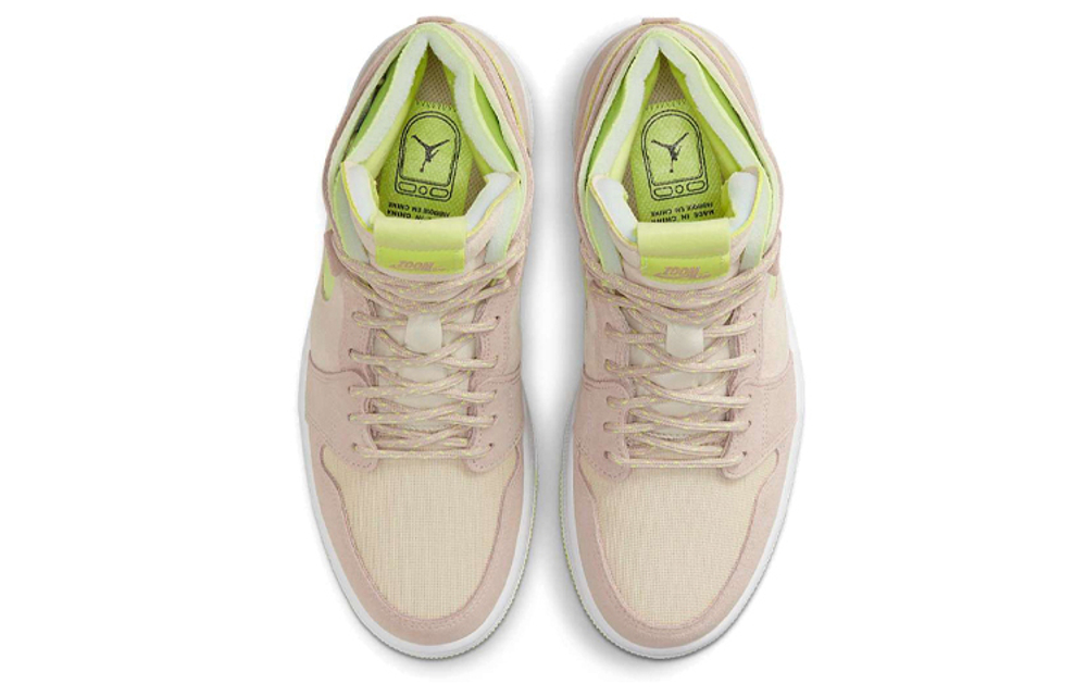 Кроссовки Jordan Air Jordan 1 High Zoom Air Cmft "Lemon Twist" (Женская размерная сетка)