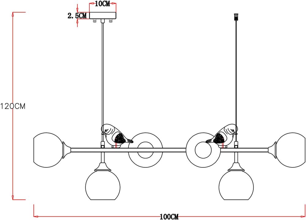 Подвесная люстра Arte Lamp