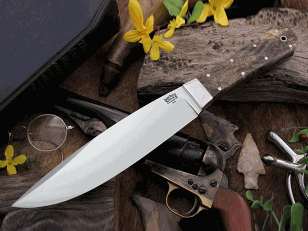 Нож Bark River модель Rogue California Buckeye Burl