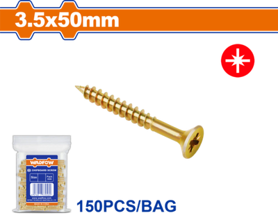 Винт 3.5x50 мм Набор 150шт.