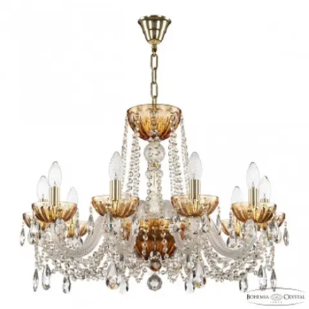 Подвесная люстра Bohemia Ivele 5402/10/240 G Amber/M-1H