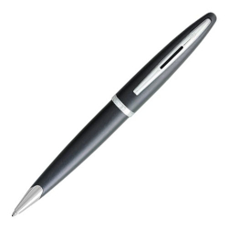 Шариковая ручка Waterman Carene Charcoal Grey ST S0700520 цвет черный с палладиевым покрытием в подарочной упаковке