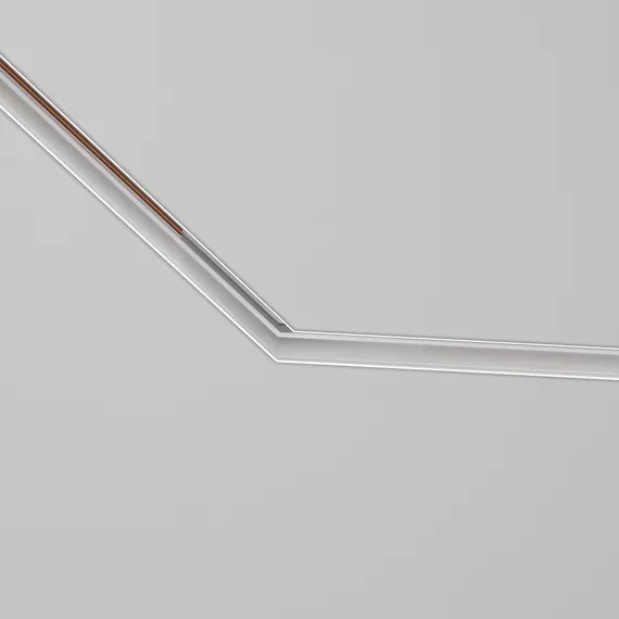 Коннектор угловой 135° Exility встраиваемый под ГКЛ 9,5мм, белый Technical tra034clo-42w